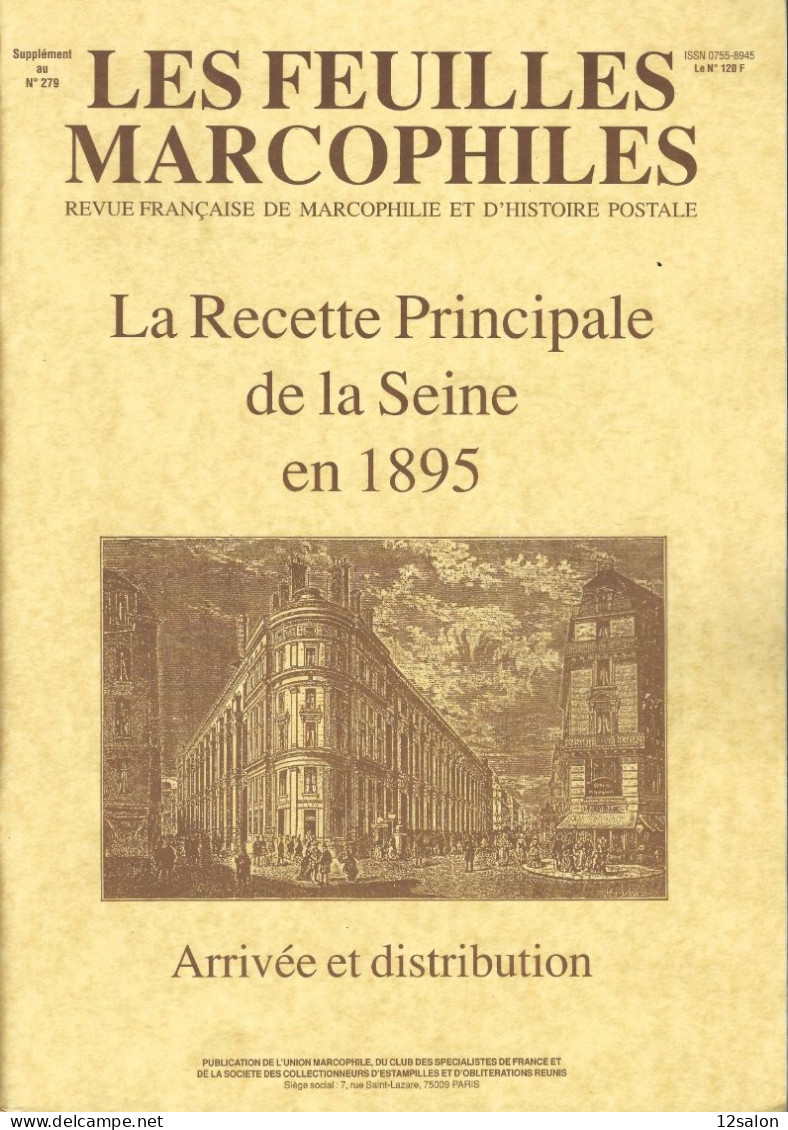 FEUILLES MARCOPHILES Recette Principale De La Seine E 1895 - Französisch