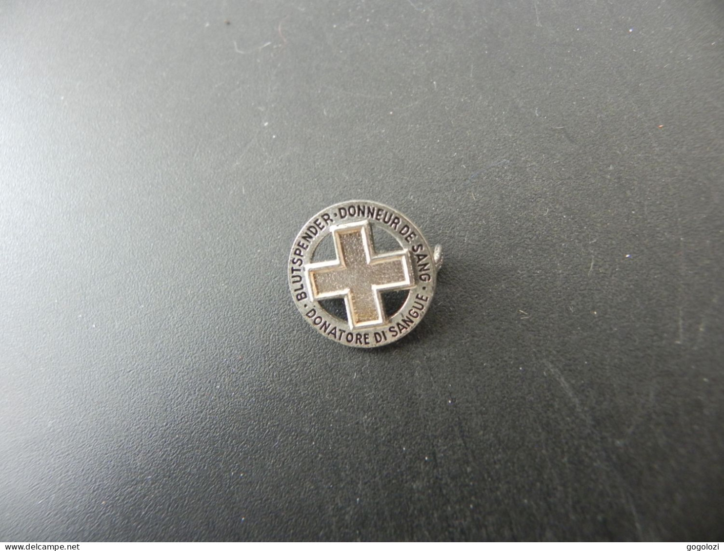 Old Badge Schweiz Suisse Svizzera Switzerland - Rotes Kreuz Red Cross Blutspender - Zonder Classificatie