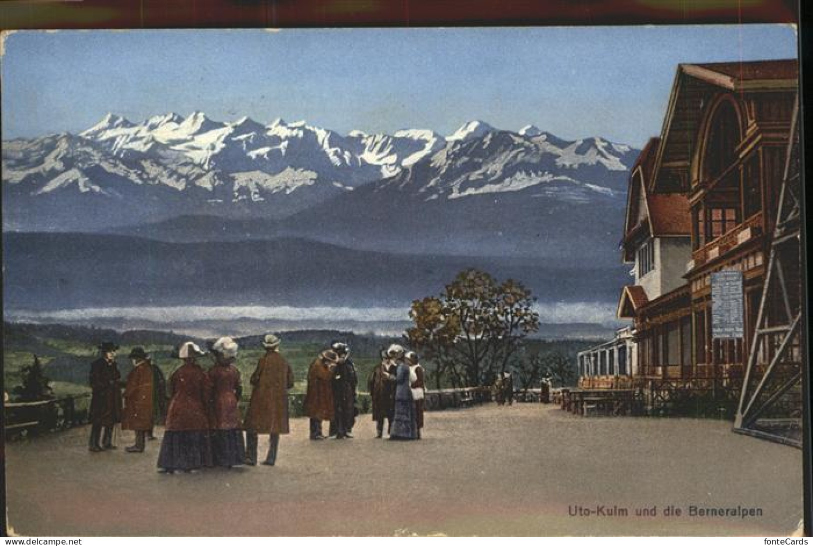 11306439 Zuerich Utokulm Aussichtsturm Uetliberg Berner Alpen Zuerich - Altri & Non Classificati