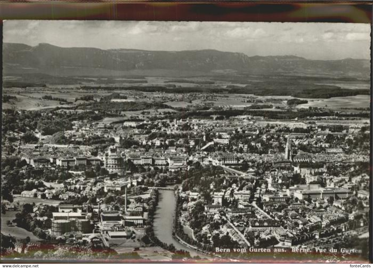 11306434 Bern BE Teilansicht Blick Vom Gurten Aare Bern - Andere & Zonder Classificatie