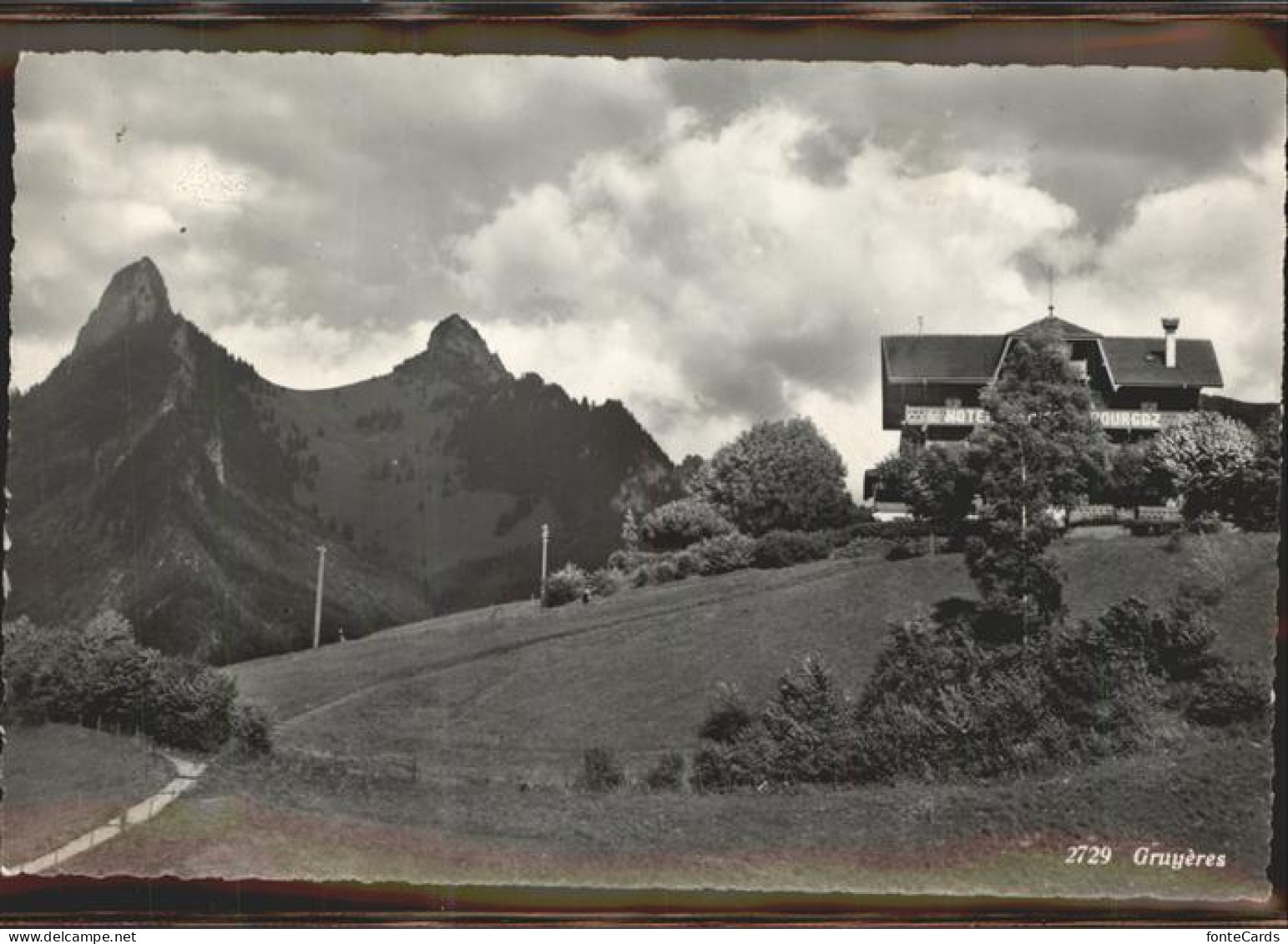 11306415 Gruyeres FR Teilansicht Hotel Freiburger Alpen Gruyeres - Otros & Sin Clasificación