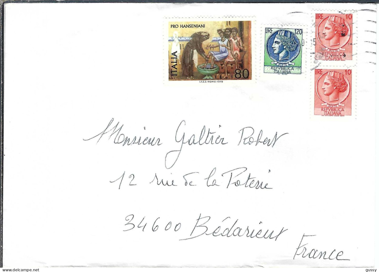 ITALIE Ca.1979: LSC  Pour Bédarieux (France) - 1971-80: Poststempel