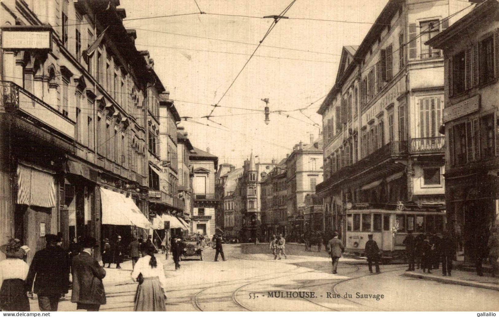 MULHOUSE RUE DU SAUVAGE - Mulhouse