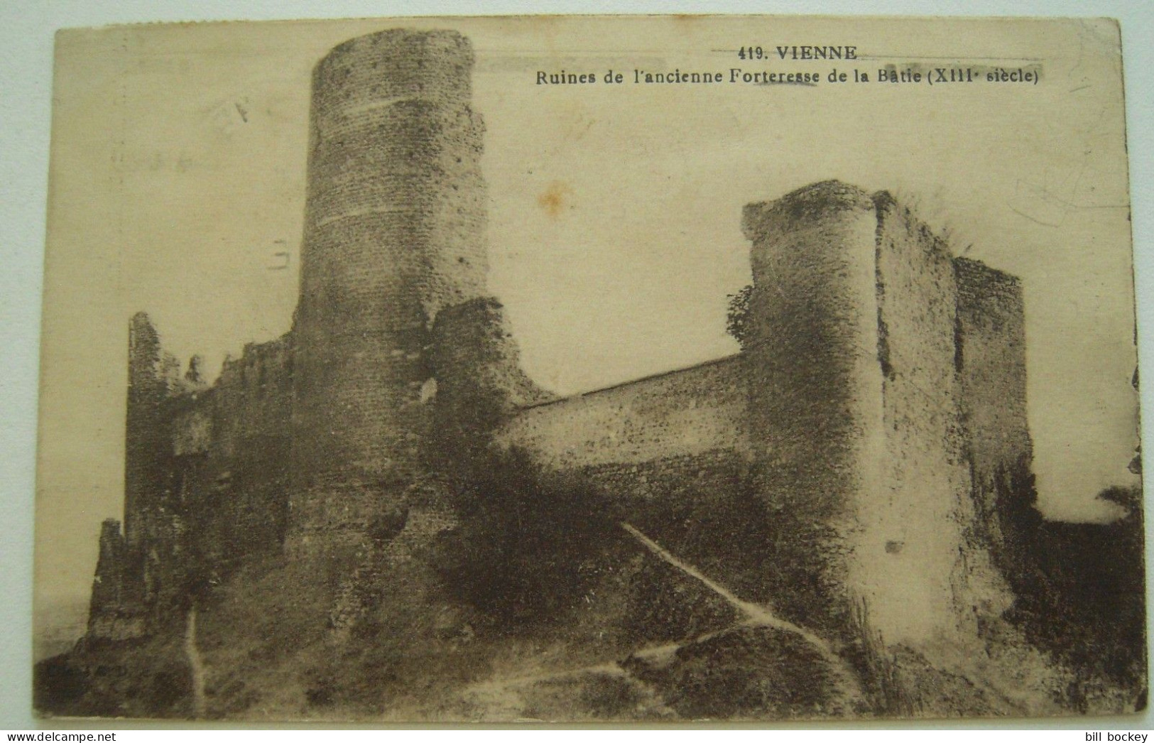 CPA 1930 VIENNE Isère "L'ancienne Forteresse Château De La Bâtie" Bon Etat Lyon - Vienne