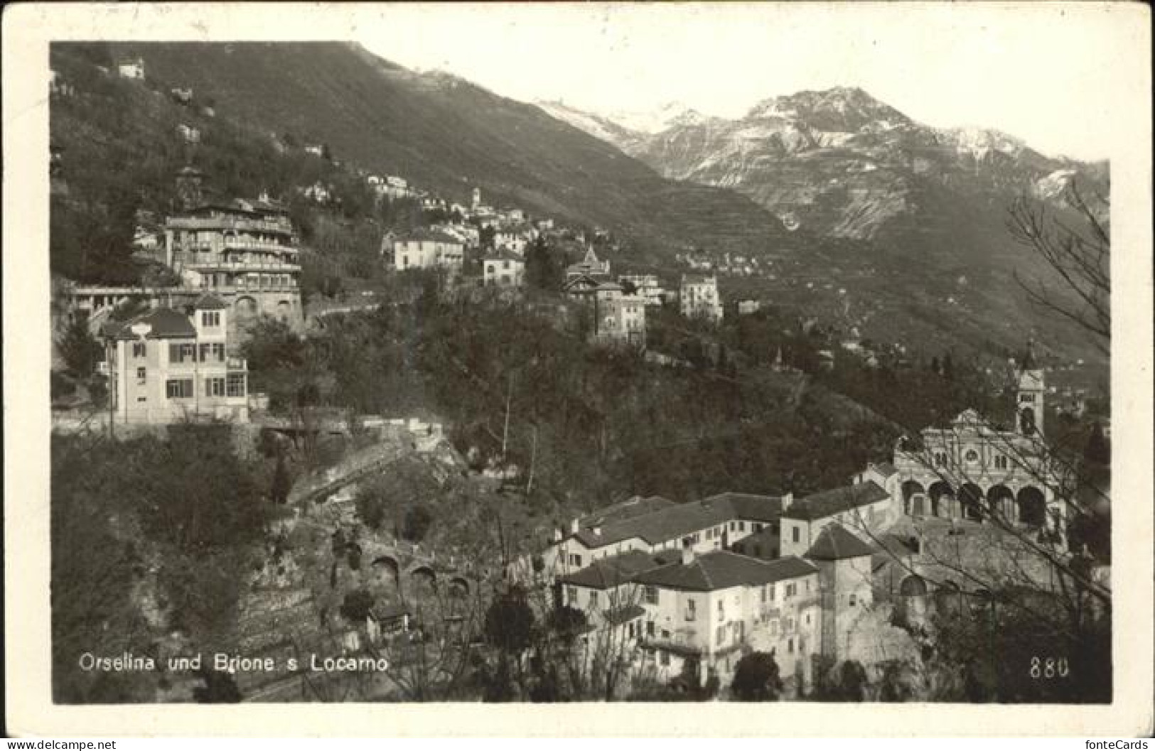 11306346 Orselina TI Teilansicht Orselina Brione Tessin Orselina - Andere & Zonder Classificatie