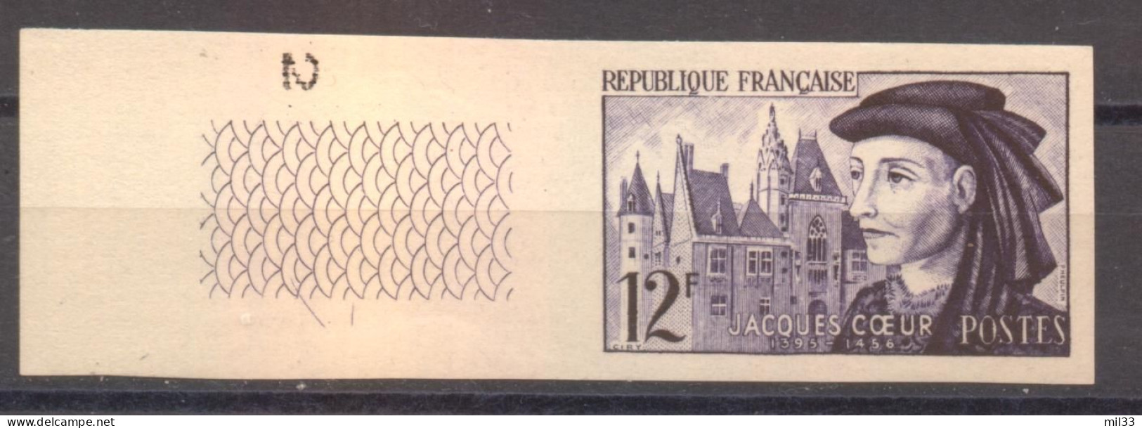 Jacques Cœur YT 1034 De 1955 Sans Trace De Charnière - Unclassified