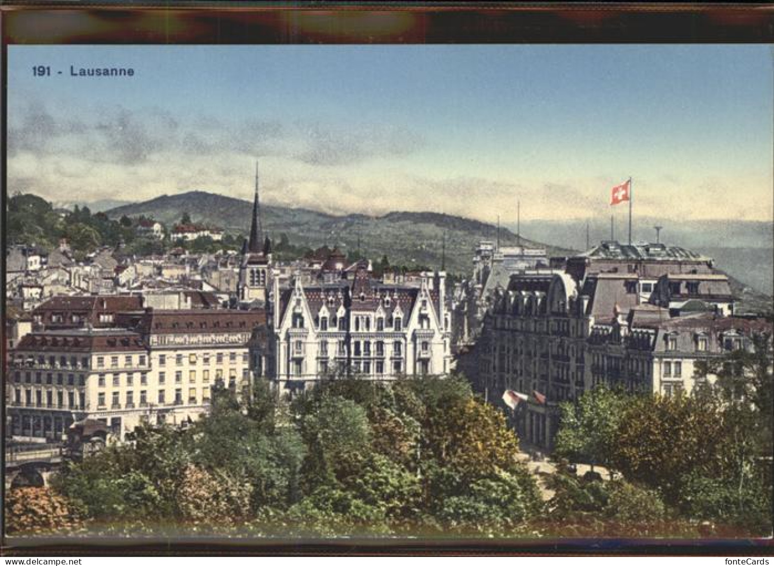 11306332 Lausanne VD Vue Partielle Cathedrale Lausanne - Andere & Zonder Classificatie