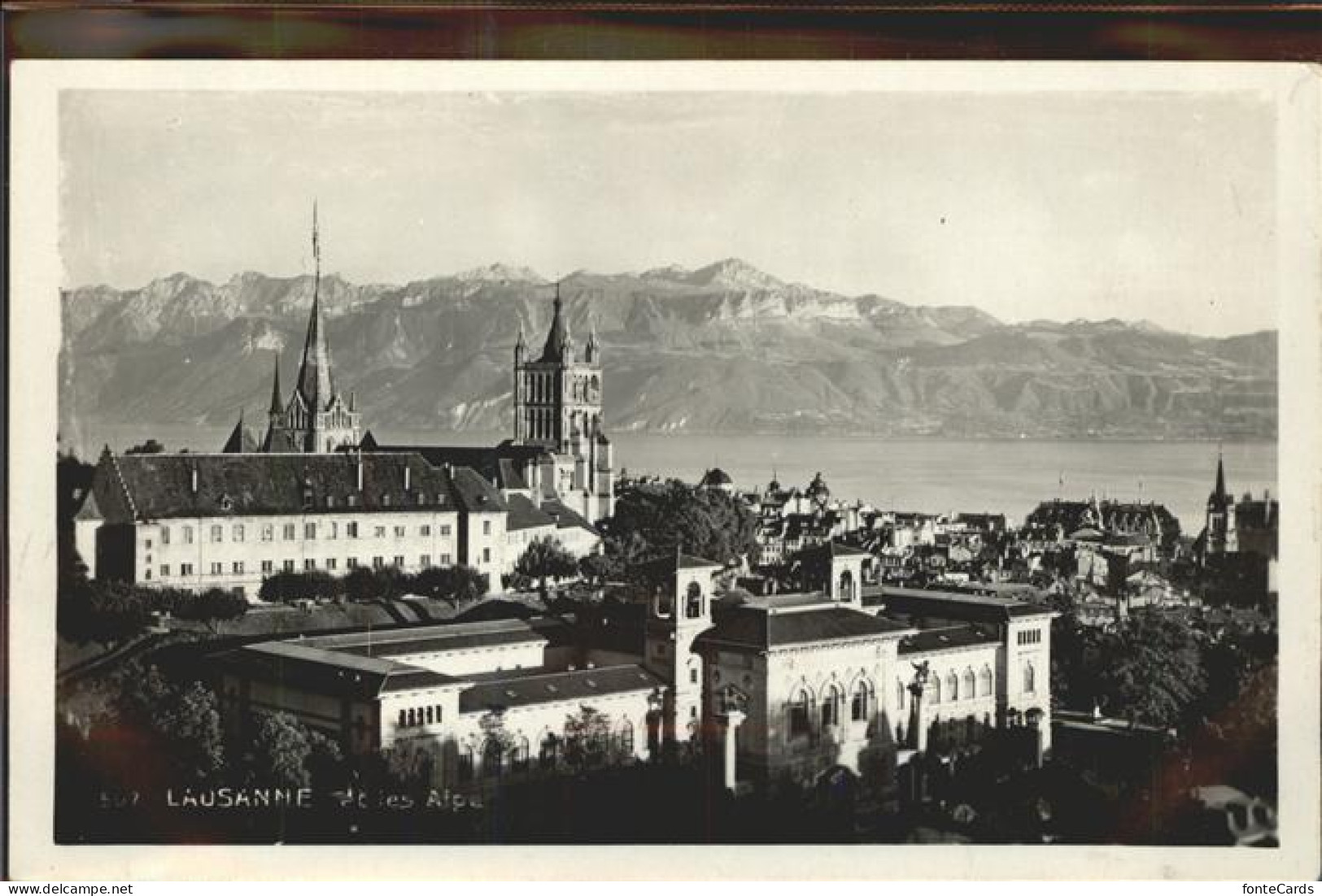 11306331 Lausanne VD Chateau Ccathedrale Universite Et Les Alpes De Savoie Lac L - Autres & Non Classés