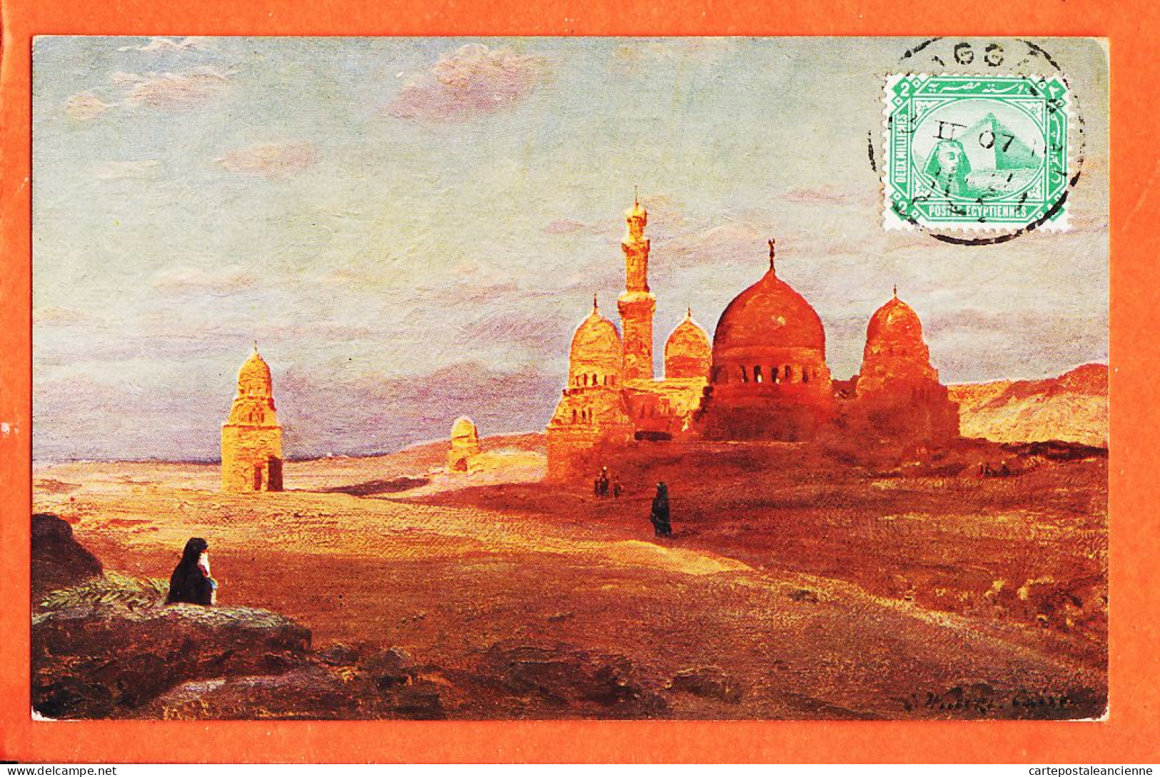 31971 / ⭐ Künstler-AK Carl WUTTKE R-158 ◉ LE CAIRE Tombeaux Des CALIFES Tombs Of CALIFS 1907 ◉ RÖMMLER & JONAS  - El Cairo