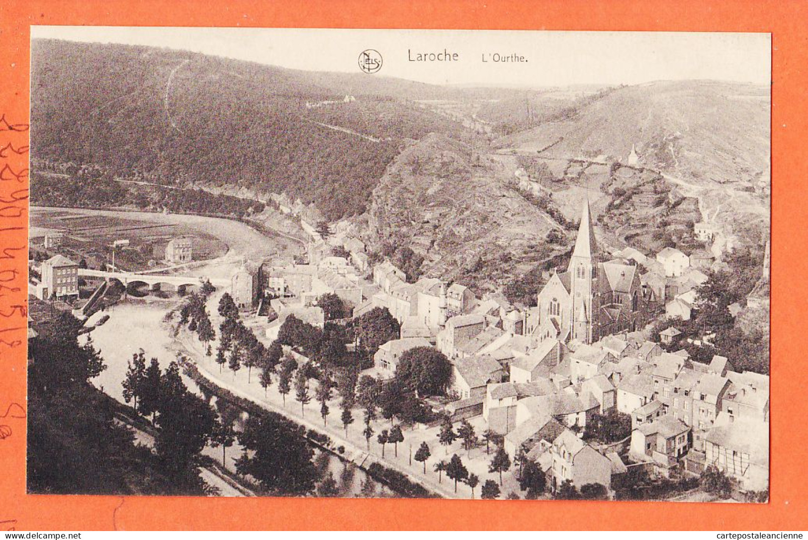 31521 / LAROCHE Belgique L'OURTHE (2) 1920s ● Luxembourg La-Roche-en-Ardenne ● NELS THILL Série 24 N° 24 - La-Roche-en-Ardenne