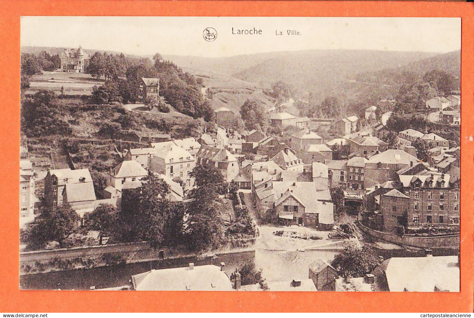 31516 / LAROCHE Belgique La Ville 1920s ● Luxembourg La-Roche-en-Ardenne ● NELS THILL Série 24 N°45 - La-Roche-en-Ardenne
