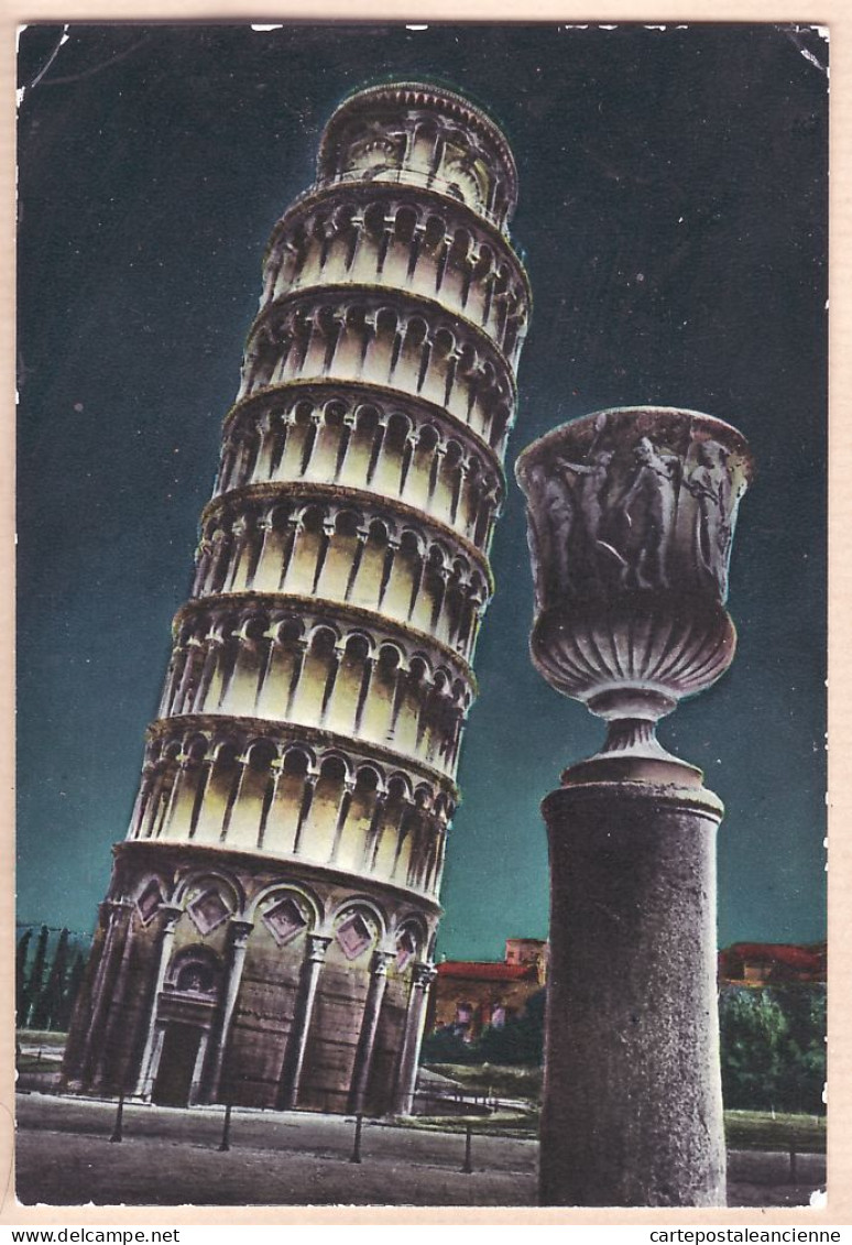 31530 / PISA Pise Torre Pendente ,LEANING TOWER TOUR PENCHEE SCHIEFER TURM NUIT Circa 1980 - Pisa