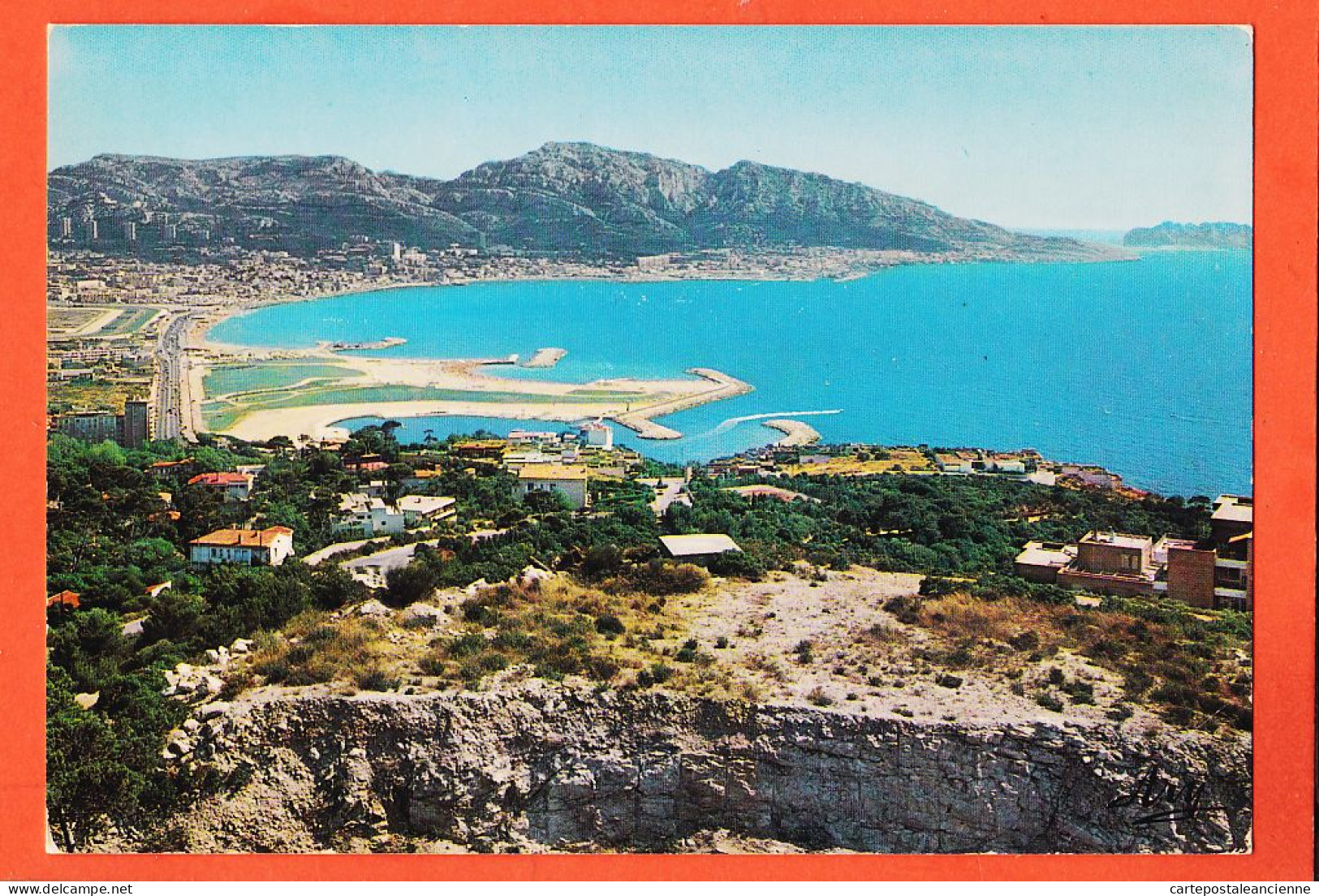 31737 / MARSEILLE (13) Promenade De La CORNICHE Nouvelle Plage Et Massif De MARSEILLEVEYRE 1970s Edition TARDY 137 - Endoume, Roucas, Corniche, Beaches