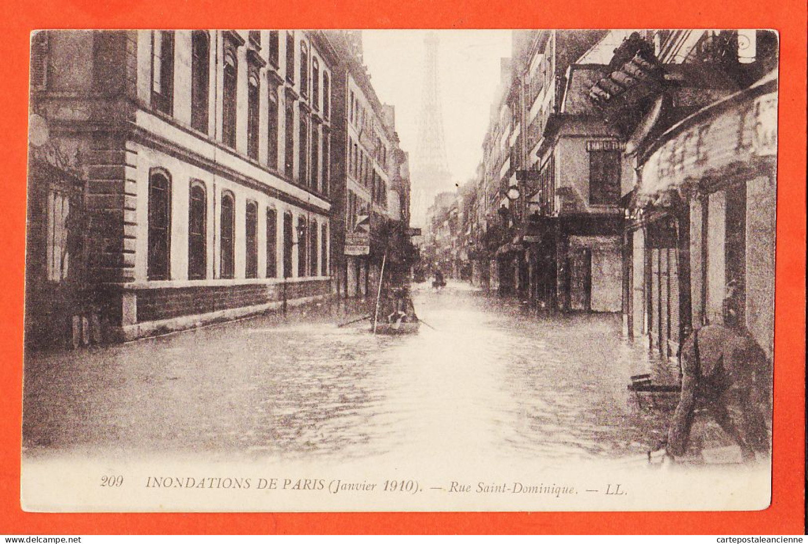 31607 / ⭐ ◉ PARIS VII  Inondations 1910 Rue SAINT-DOMINIQUE St - LEVY N°23 - Paris (07)
