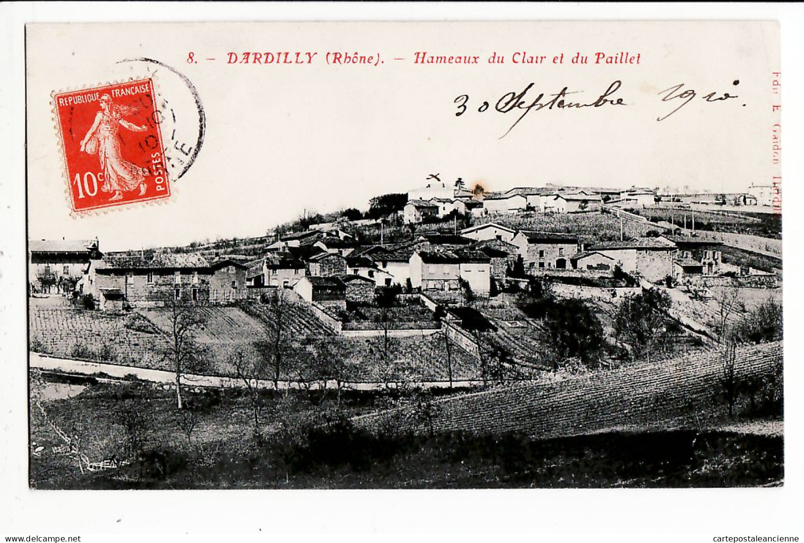 31845 / ⭐ ◉ DARDILLY-LE-HAUT 69-Rhone Hameaux Du CLAIR Et Du PAILLET 1910 à JAMBON Mety St Etienne Oullieres GAIDON 8 - Other & Unclassified