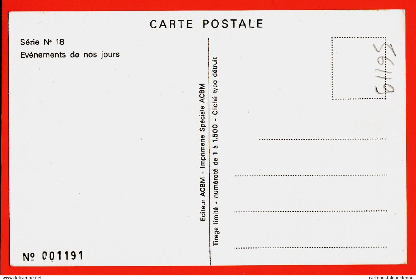 31677 / ⭐ ◉ MARSEILLE 04-03-1983 Suicide René LUCET Directeur Sécu Une Balle Peut En Cacher Une Autre Par KAH Série 18 - Evenementen