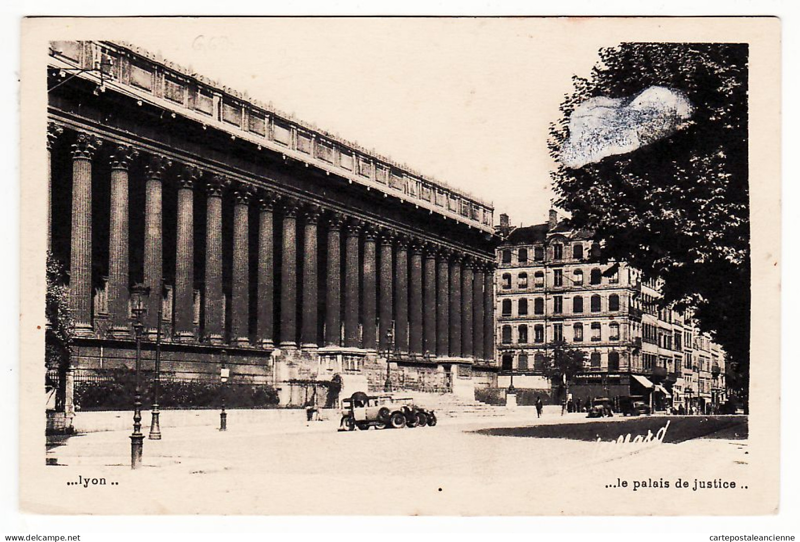 31865 / LYON 69-Rhone Palais De JUSTICE  1930s Editions CELLARD - Lyon 1