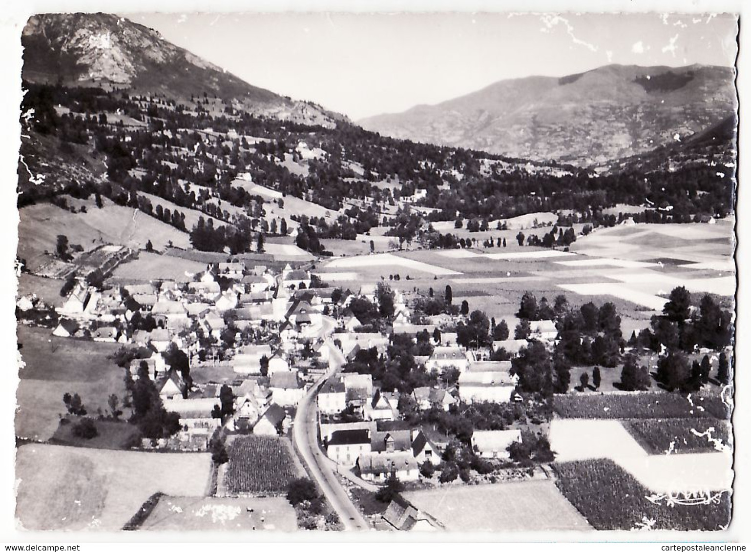 31929 / AUCUN 65-Hautes Pyrénées Village Vue Generale Photo-Bromure 1950s G.F Editions COMBIER 33220 - Other & Unclassified