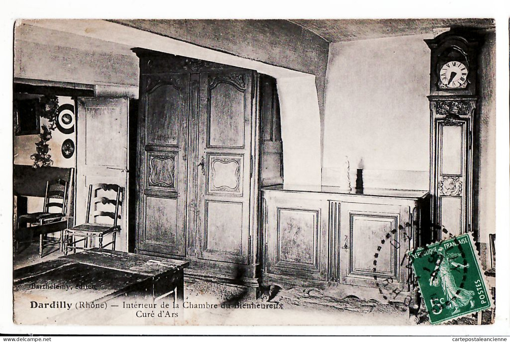 31897 / DARDILLY 69-Rhone Interieur Chambre Bienheureux Curé ARS 11914 à MONNIER Rue Jacquart Lyon Rousse / BARTHELEMY - Otros & Sin Clasificación