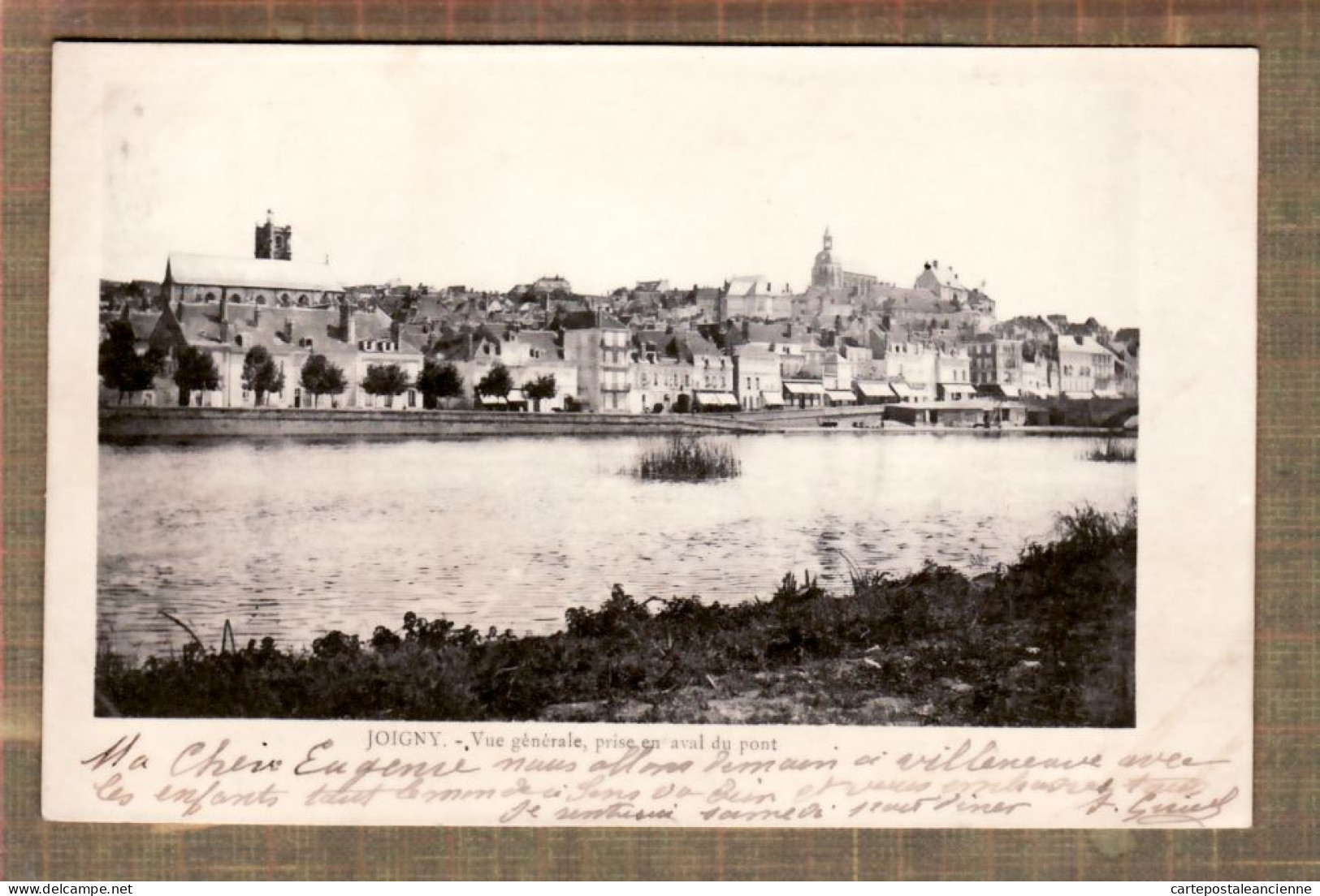 31688 / ⭐ ◉ JOIGNY 89-Yonne  Vue De La Ville Prise En Aval Du POnt Postée En 1903 - Joigny