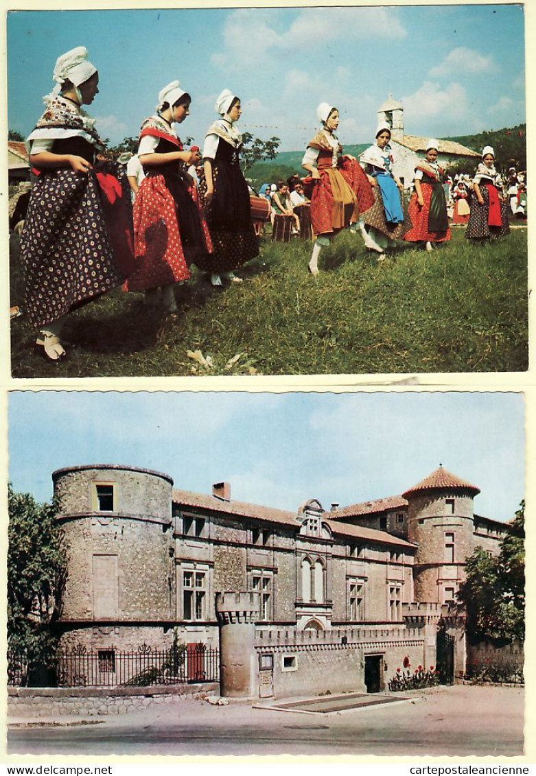 31715 / ⭐ ◉ Lot 2 CPM 1970s MAZURKA Danse Provençale / Centre Médical Diététique ROQUE-ANTHERON Bouche-du-Rhone - Otros & Sin Clasificación