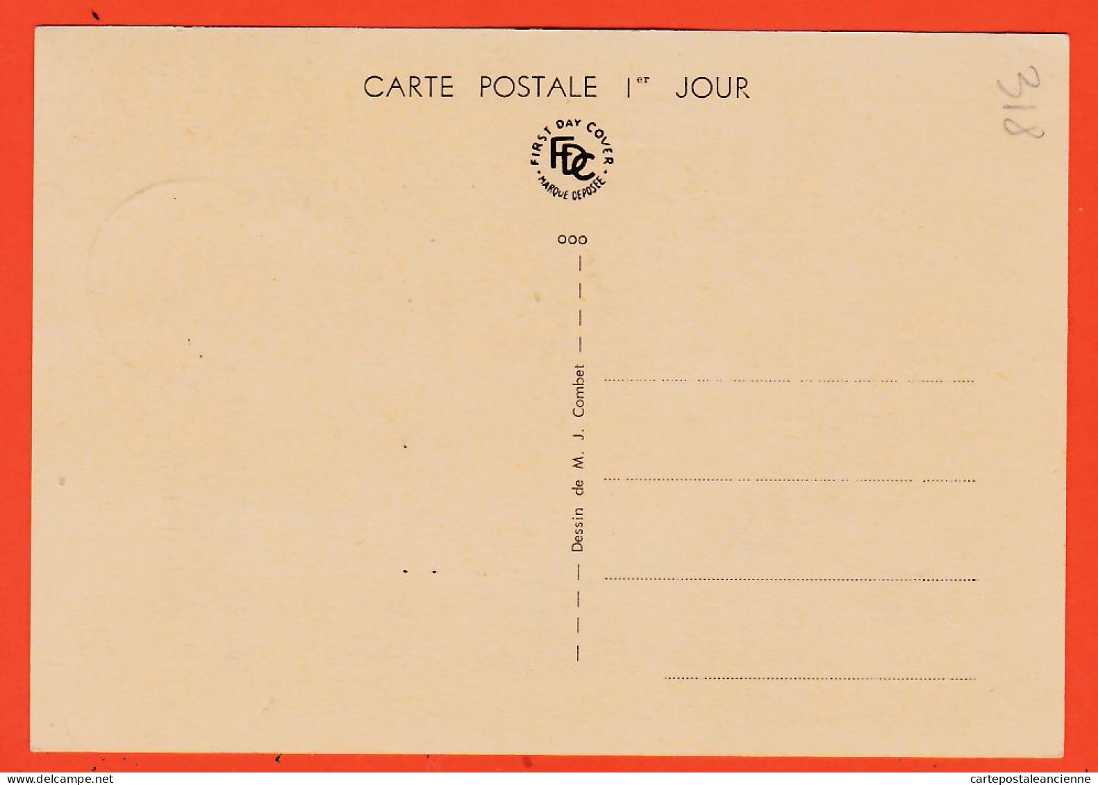 31651 / ⭐ ◉ Carte Maximum Fédération Mondiale Des Anciens Combattants 1er Premier Jour PARIS 6 Mai 1961 Dessin COMBET - 1960-1969