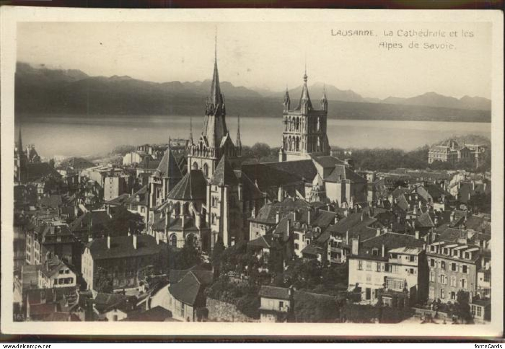 11306322 Lausanne VD Chateau Et Cathedrale Lac Leman Alpes De Savoie Lausanne - Autres & Non Classés