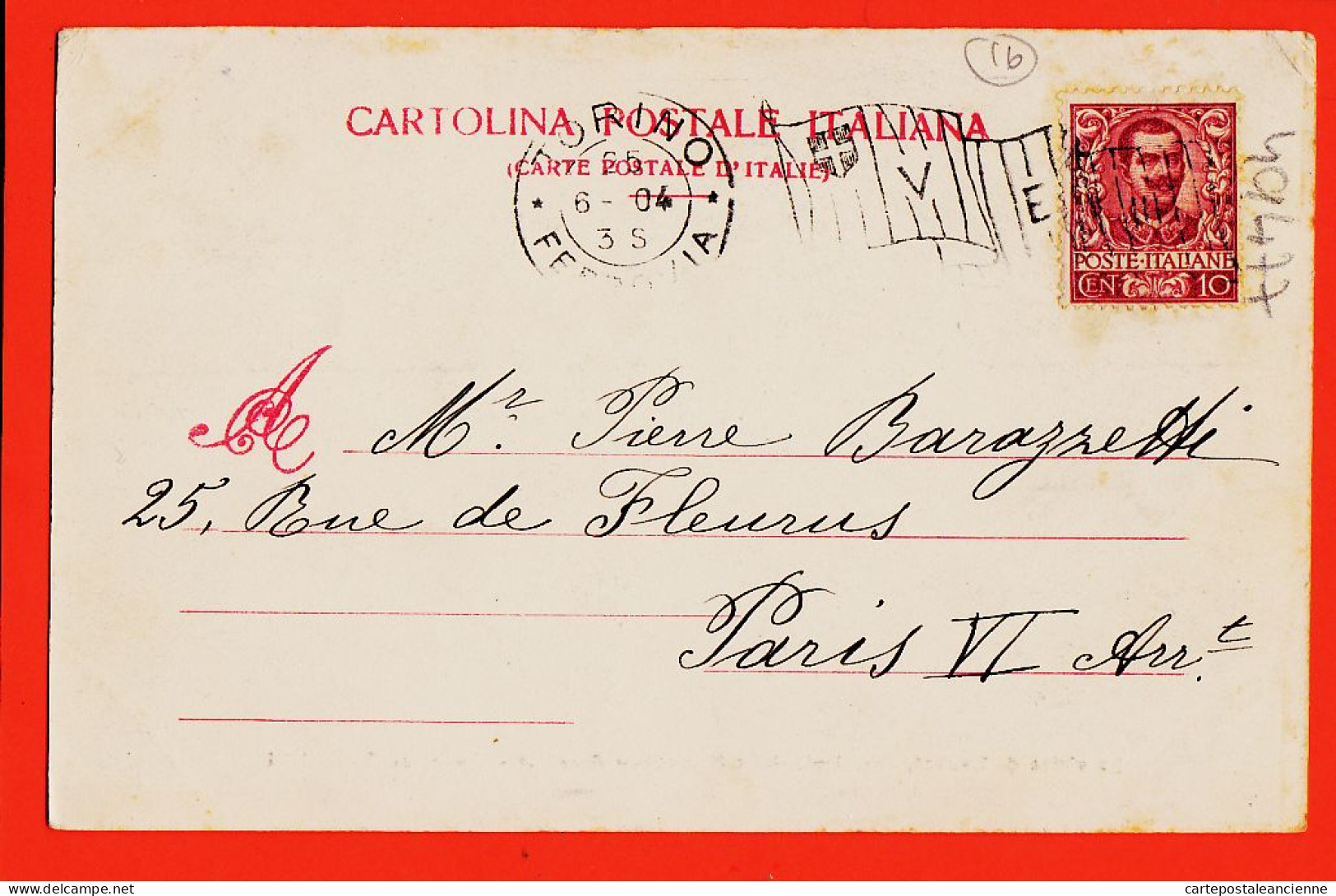 31548 / ♥️ ⭐ ◉ ROMA 24 Aprile 1904 Visita Di Emile LOUBET Presidente Repubblica Francese à BARAZZETTI Paris / MODIANO - Andere & Zonder Classificatie