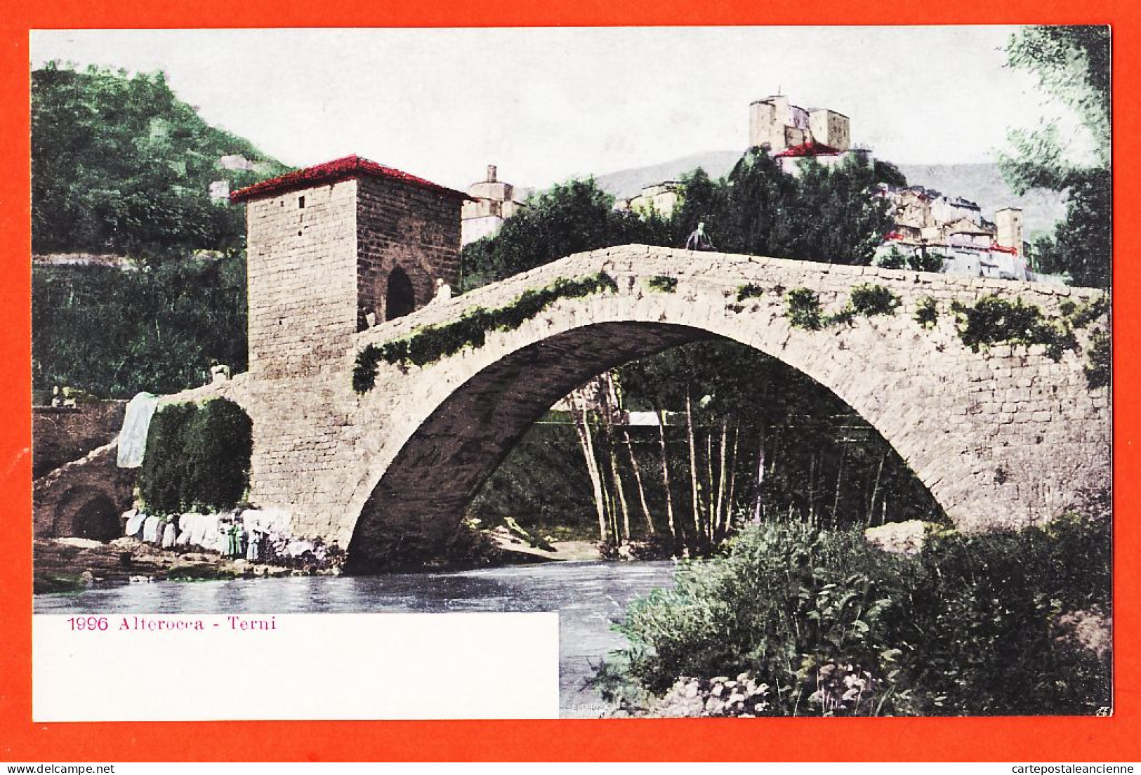 31534 / ALTEROCCA TERNI 1996 Non Légendée A Localiser-Torre Ponte Antico Villagio Pont Tour Antique 1900s ITALIA - Other & Unclassified