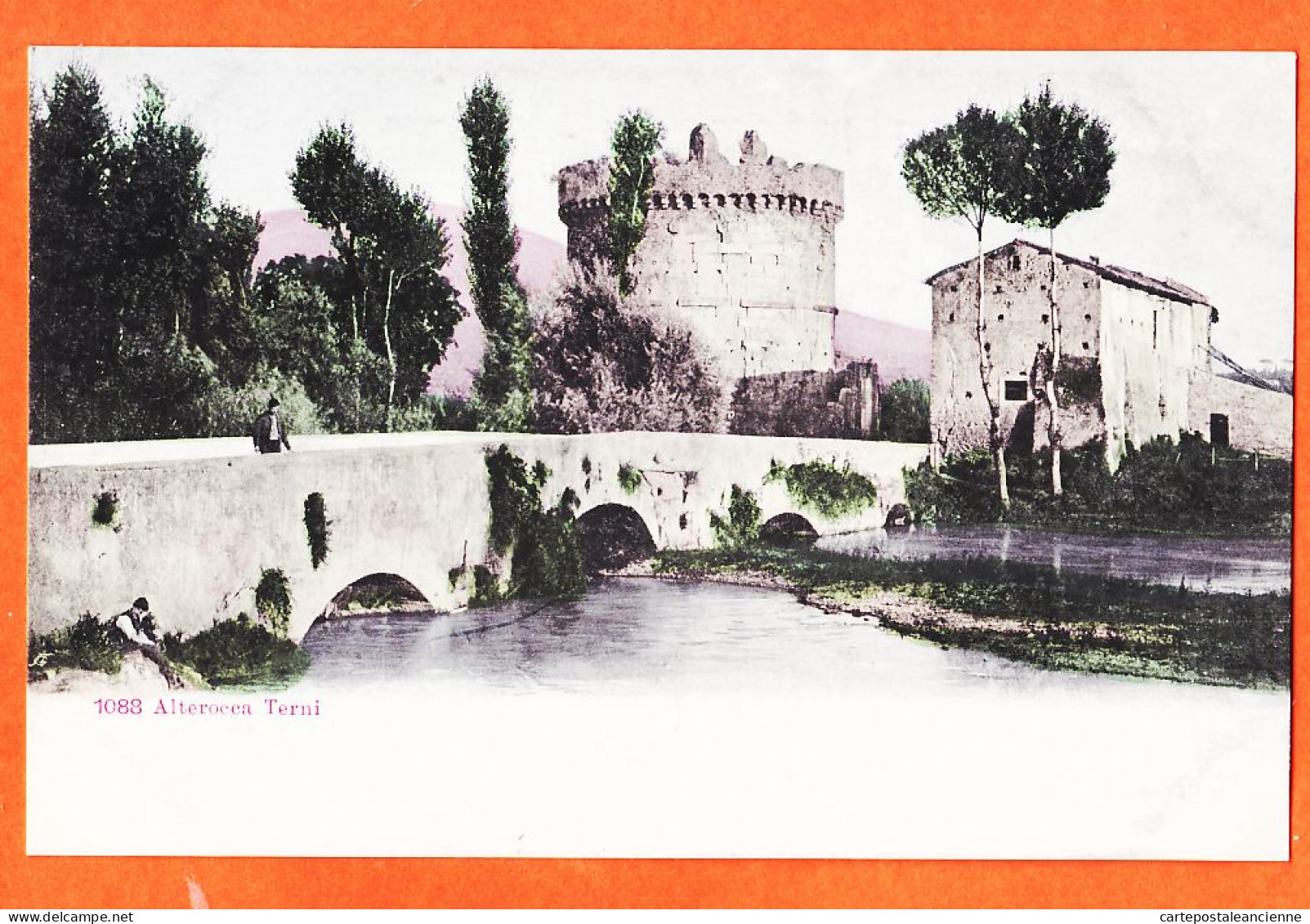 31533 / ALTEROCCA TERNI 1088 Non Légendée A Localiser-Torre Rotonda Ponte Villagio Village Pont Tour Ronde 1900s ITALIA - Other & Unclassified