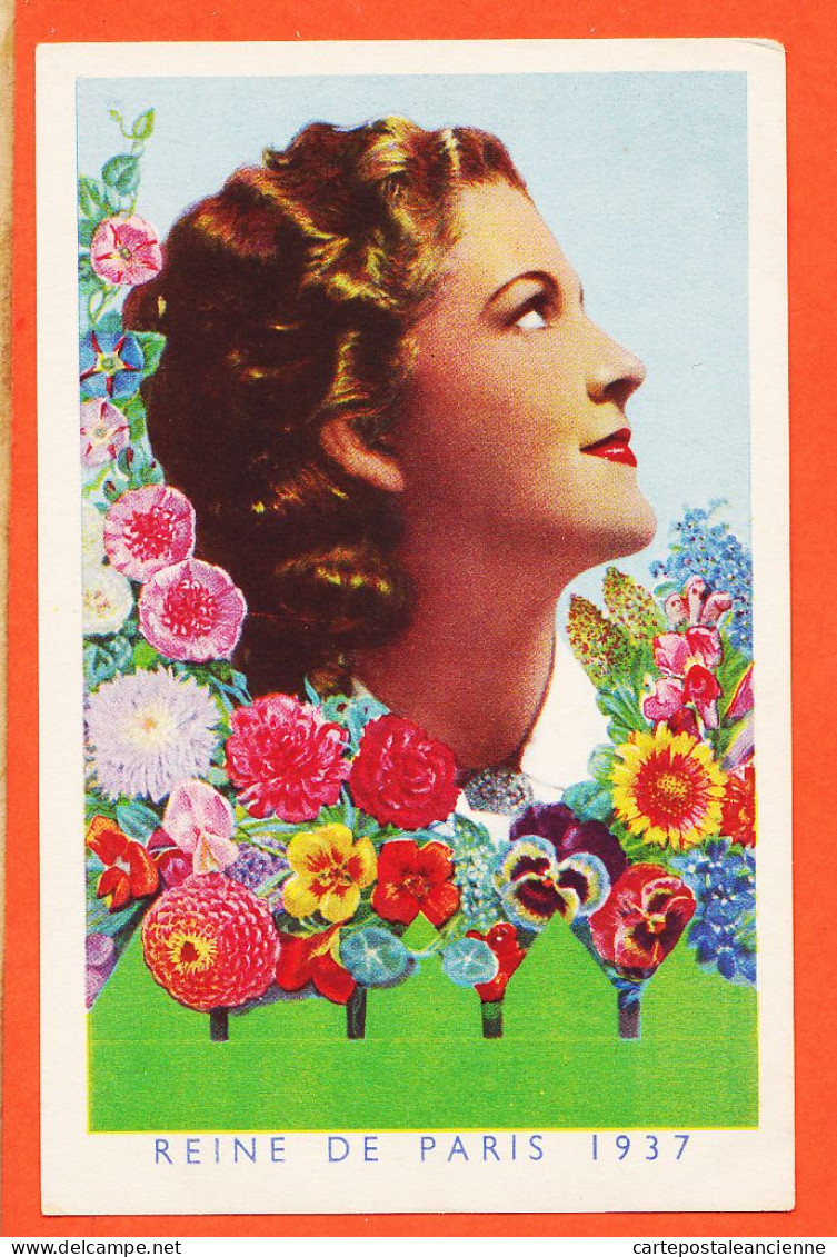 31566 / ⭐ ◉ 75-PARIS Fernande BOTTON REINE De PARIS 1937 Graines LE PAYSAN 100 Millions Semis R.O.C Carte Publicitaire  - Otros & Sin Clasificación