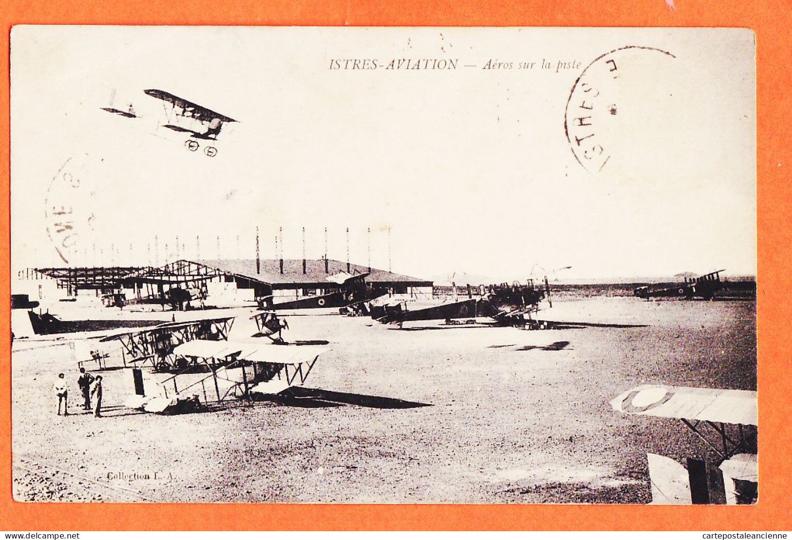 31712 / ISTRES-AVIATION (13) AEROS Sur La Piste Cpavion 1921 De Aimé VALLE 14e S.B.A à Marcel REYNES Redessan  - Istres