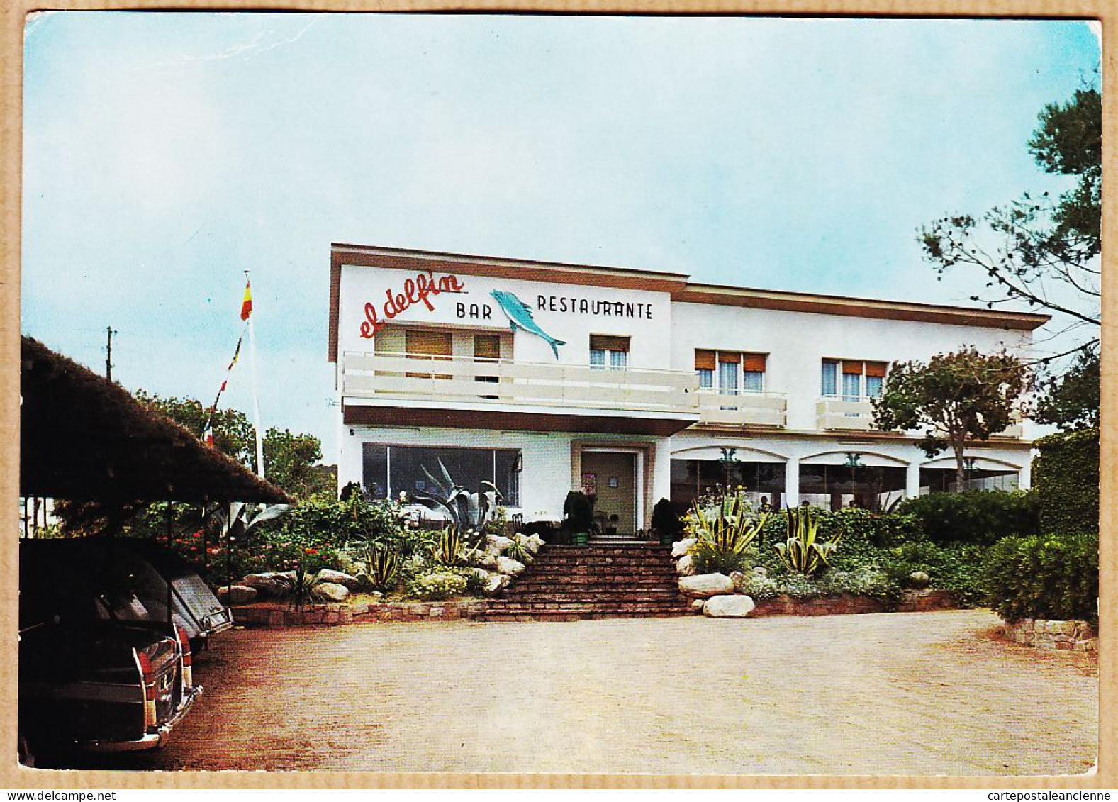 31805 / Peu Commun MATARO Barcelona Hostal-Bar Restaurante EL DELFIN 1960s Carretera FRANCIA Km.656 VALMAN - Barcelona