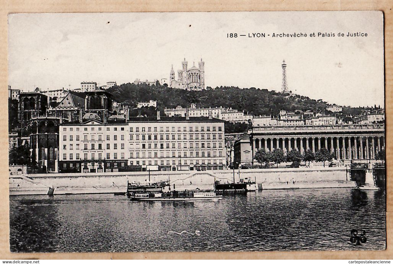 31887 / Edition MTIL N°188 -LYON V Rhone Archevêché Et Palais De Justice 1910s - Lyon 5