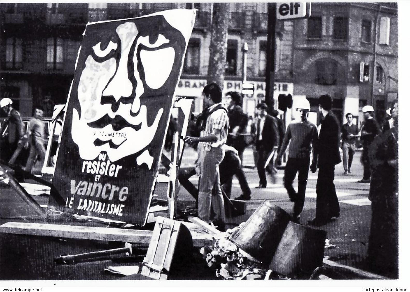 31680 / ⭐ ◉ Tirage Limite 500ex TOULOUSE 20H30 Mardi 12 Juin 1968 BARRICADE Boulevard CARNOT Evenements Mai  - Evènements