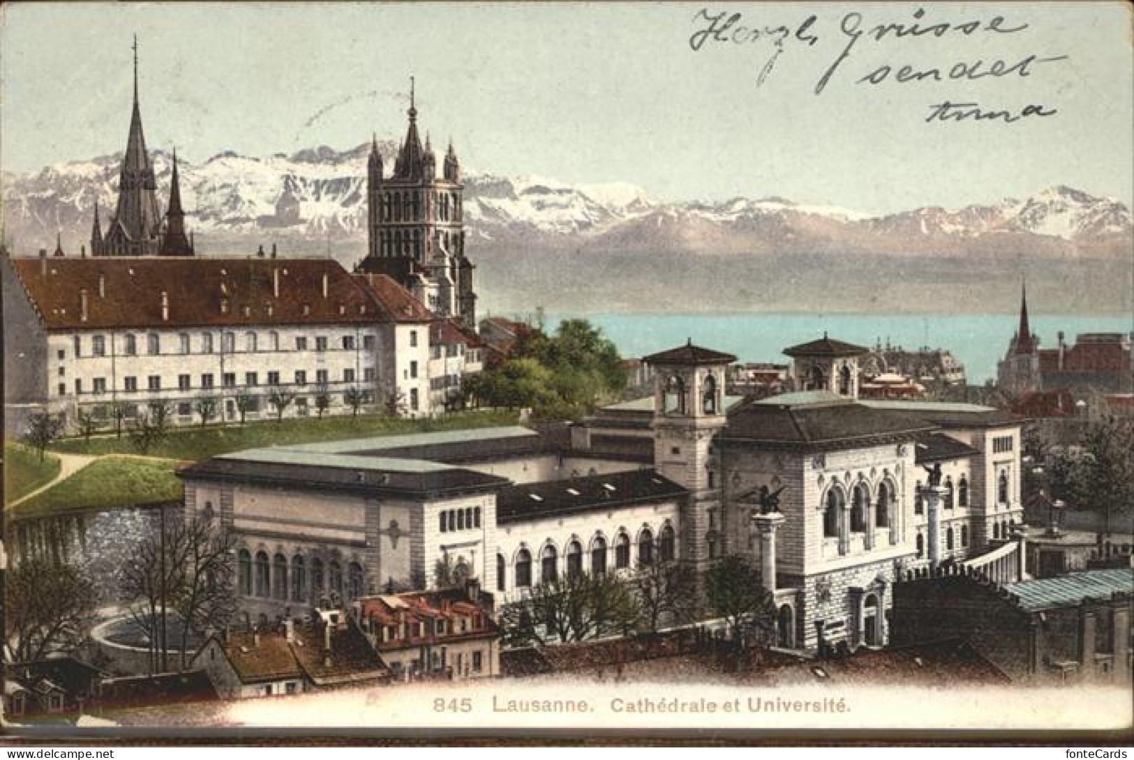 11306316 Lausanne VD Cathedrale Universite Alpes De Savoie Lac Leman Lausanne - Altri & Non Classificati