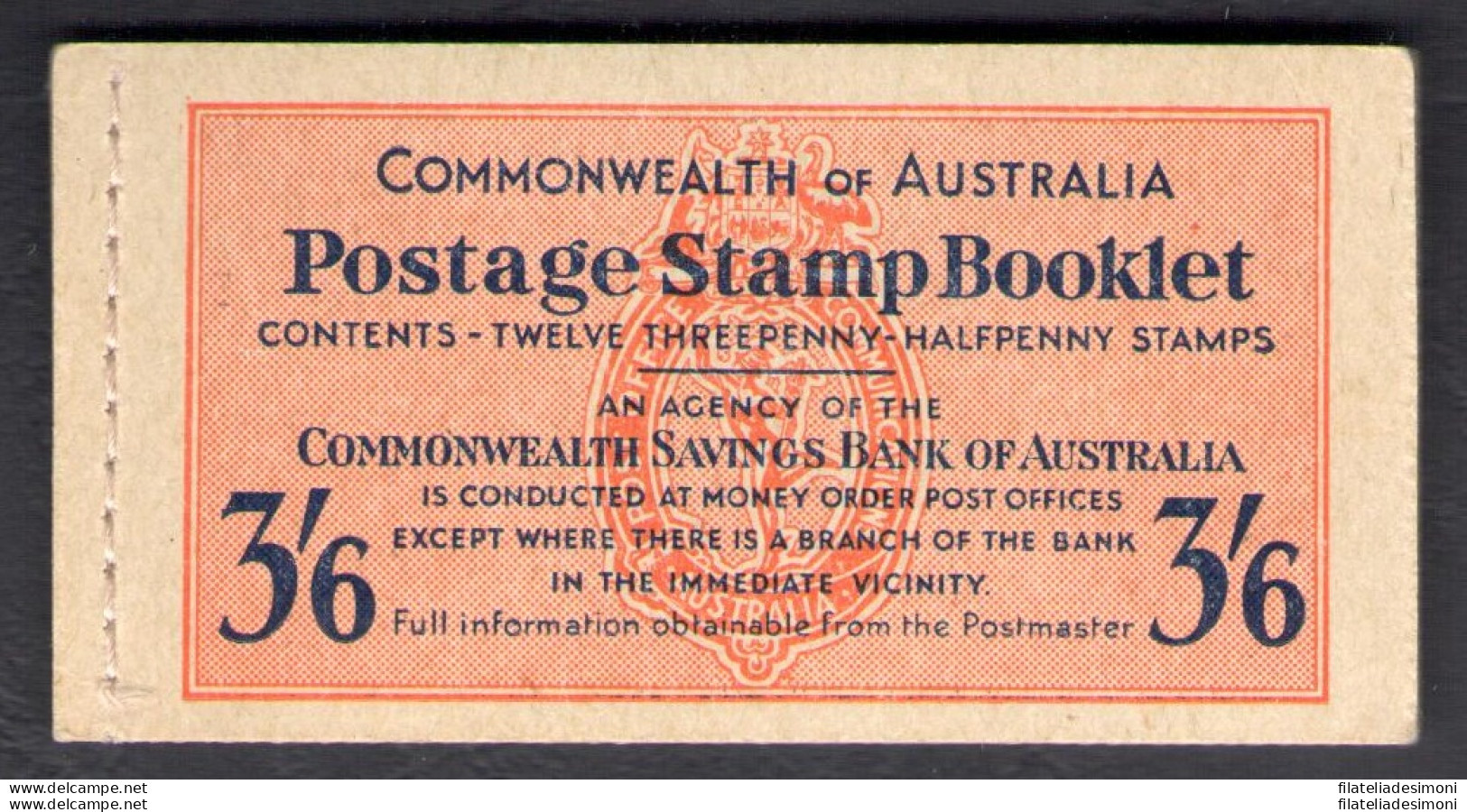 1952 Australia, Stanley Gibbons N. SB 30a - Libretto - MNH** - Other & Unclassified