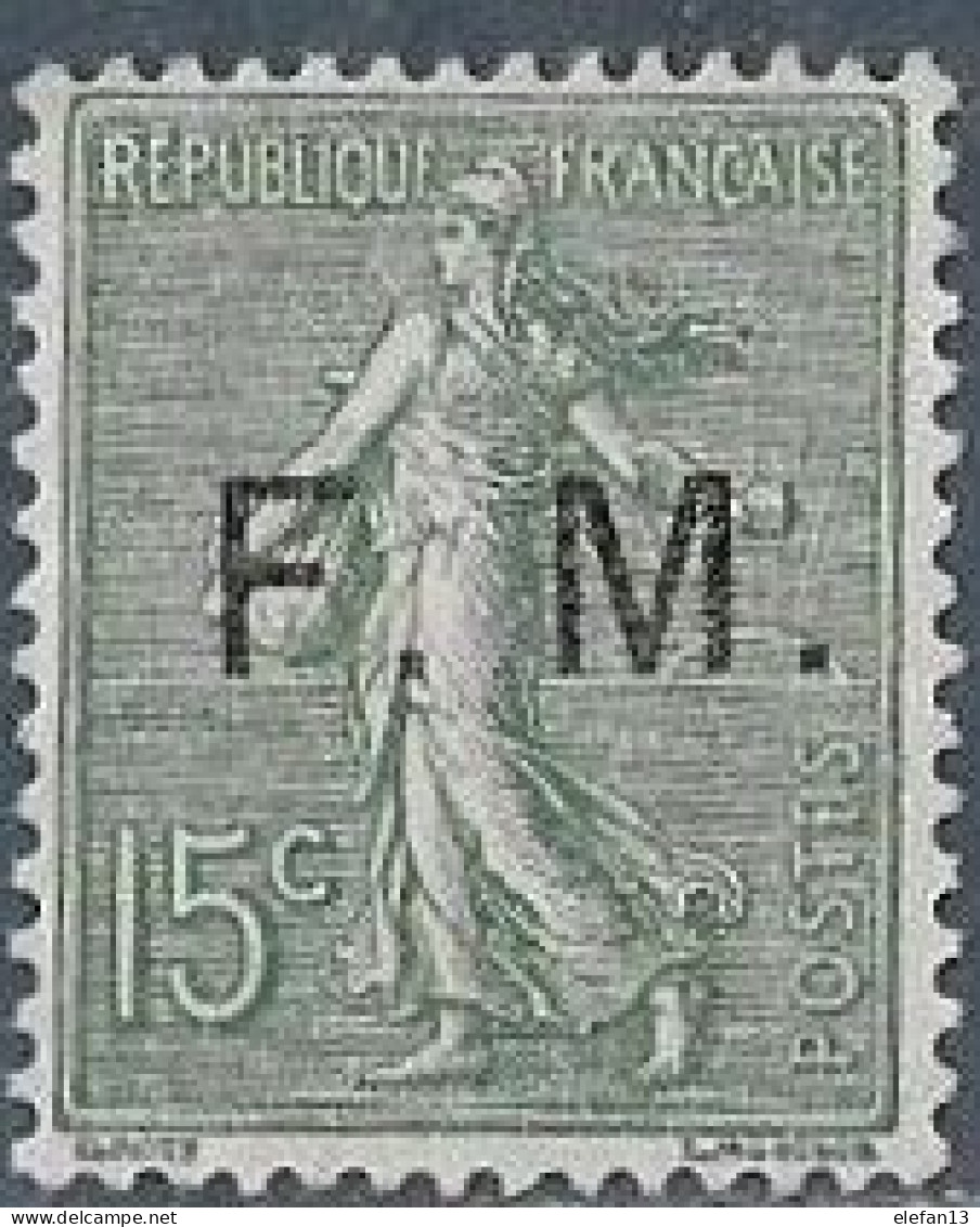 FRANCE Franchise Militaire N°3   (*)  Neuf Sans Gomme - Timbres De Franchise Militaire