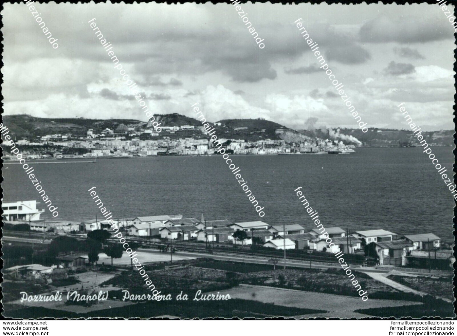 Bn27 Cartolina Pozzuoli Panorama Da Lucrino Provincia Di Napoli - Napoli (Napels)