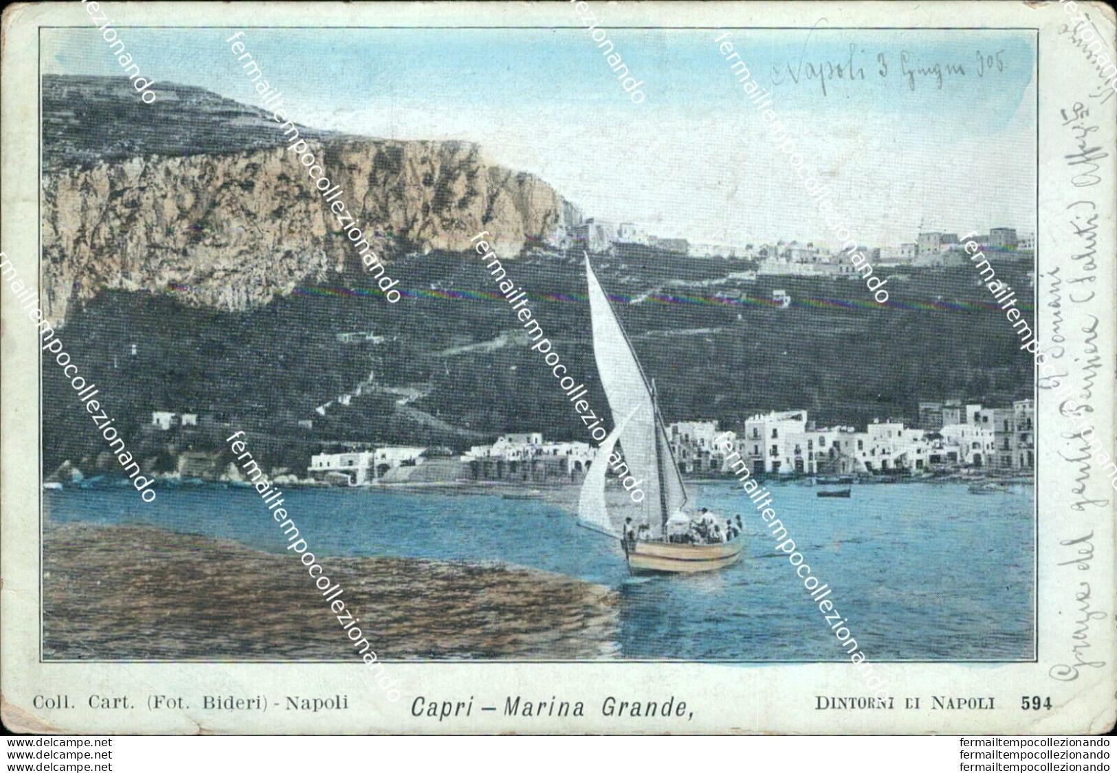 Bh223 Cartolina Capri Marina Grande   Provincia Di Napoli - Napoli (Naples)