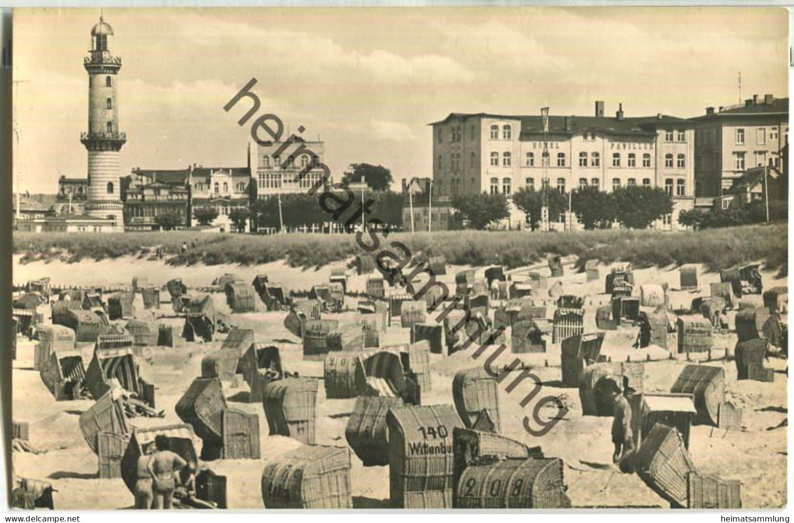 Warnemünde - Strand - Verlag VEB Bild Und Heimat Reichenbach - Rostock