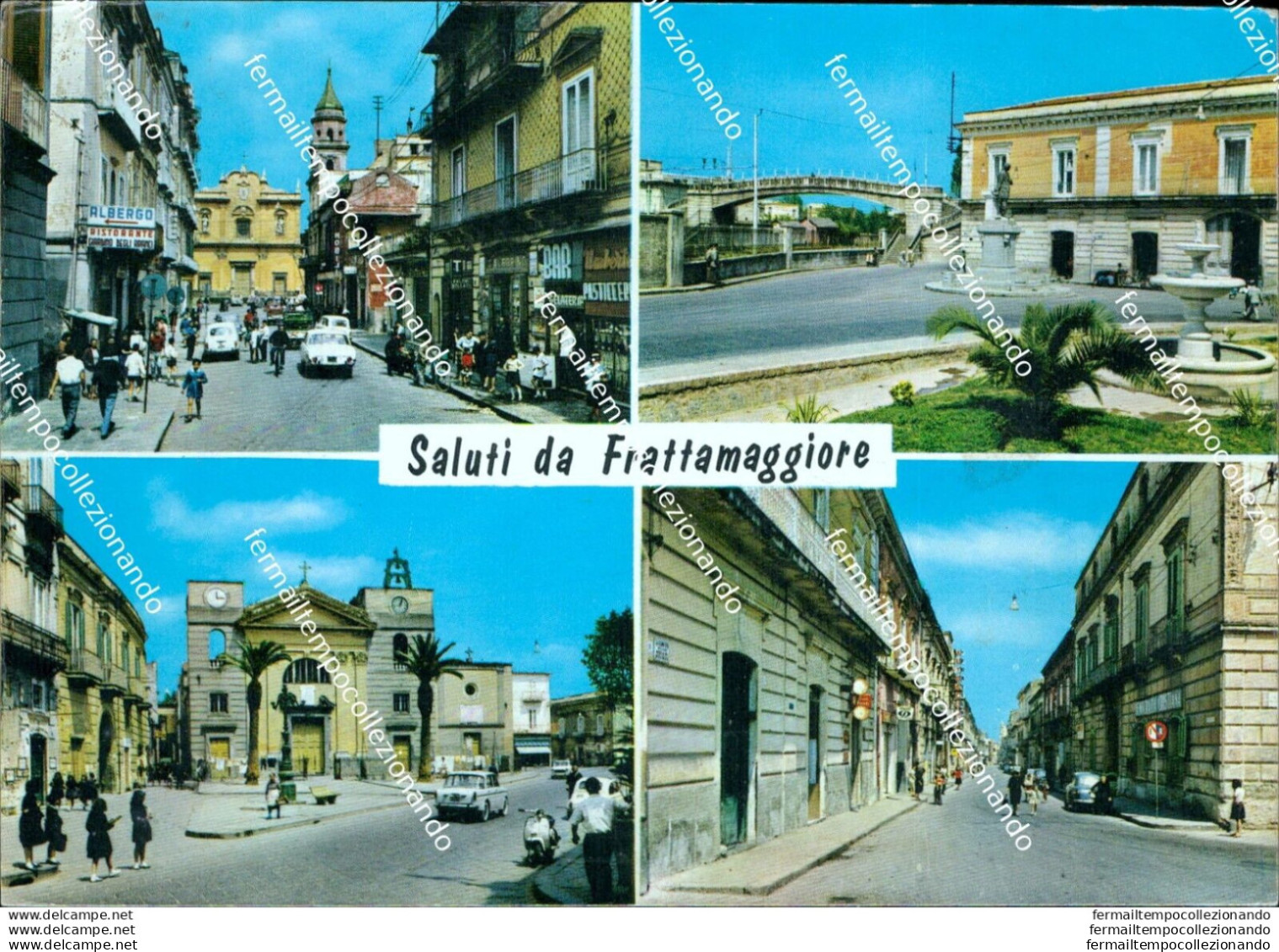 Bn57 Cartolina Saluti Da Frattamaggiore Provincia Di Napoli - Napoli