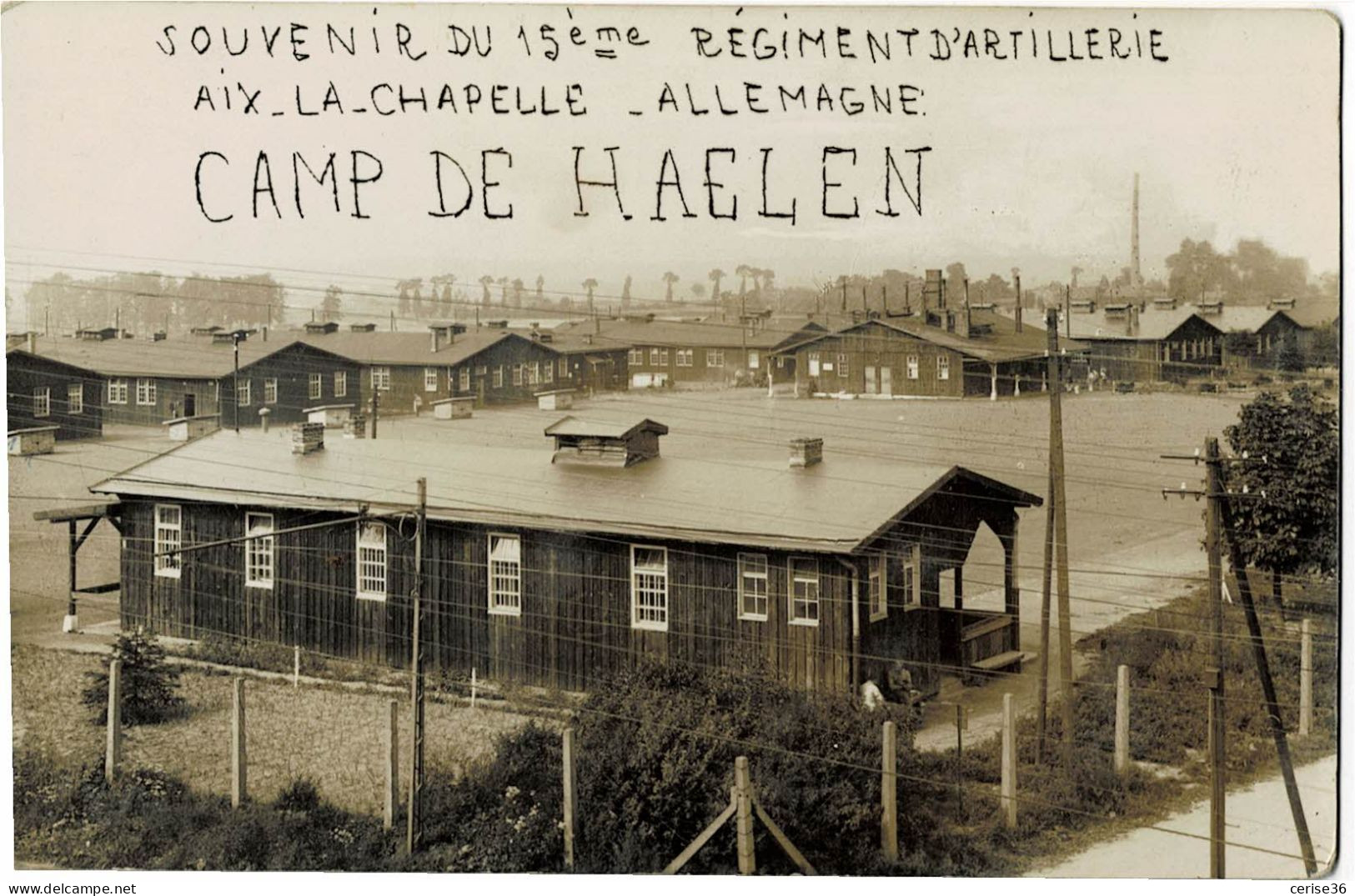 Photo Carte Du Camp De Haelen - Altri & Non Classificati