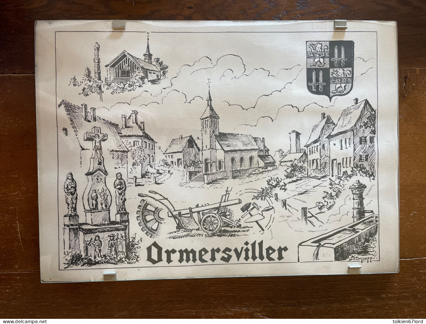 ORMERSVILLER 57 Moselle Pays De Bitche Bitcherland Pétry Sepp Numéroté 151 - Zonder Classificatie