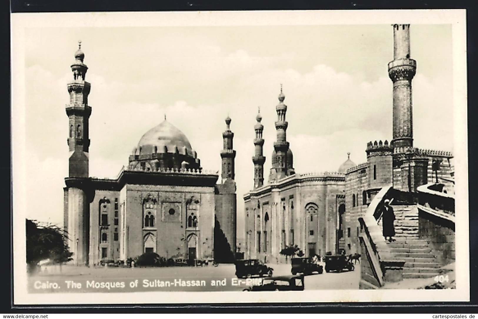 CPA Cairo, The Mosques Of Sultan-Hassan Et Er-Rifai  - Autres & Non Classés