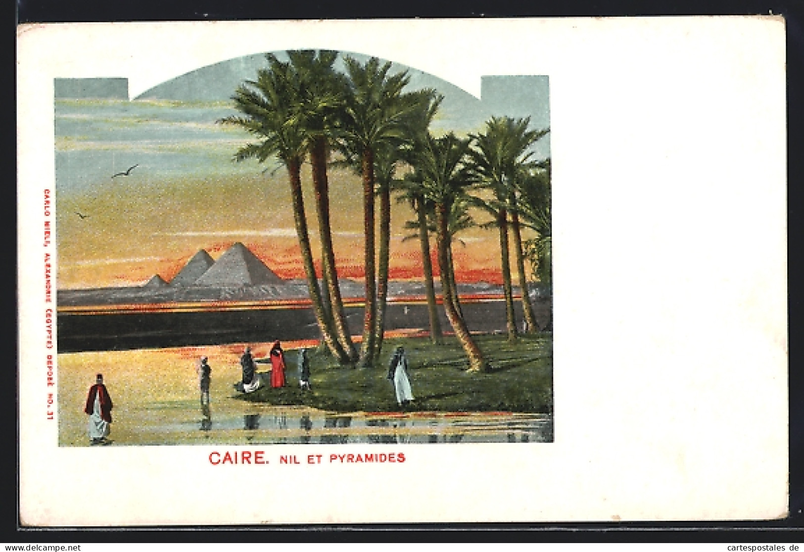 CPA Caire, Nil Et Pyramides  - Andere & Zonder Classificatie