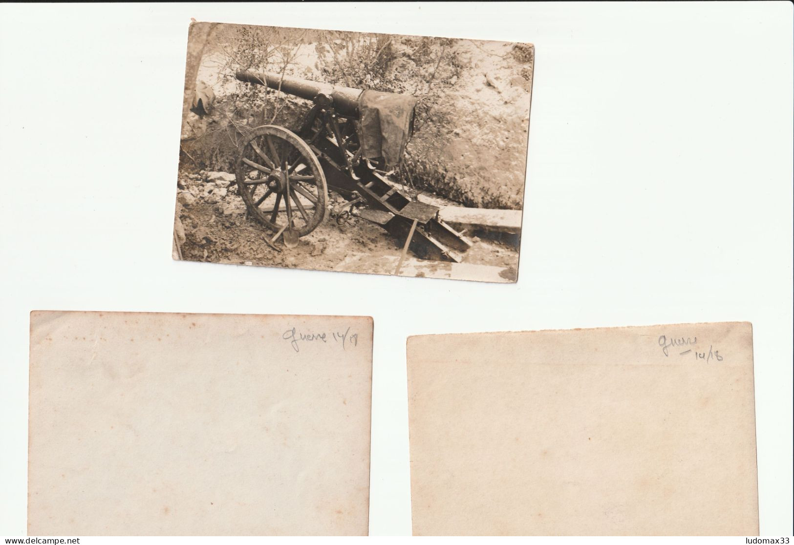 5 Photos Originales  De La Guerre 14/18 - 1914-18
