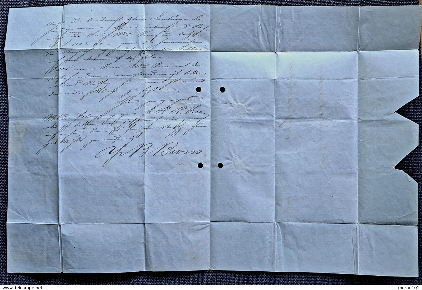 Hannover 1862, Brief EMDEN Nach Papenburg Mit Inhalt Paar Mi 14c - Hanovre