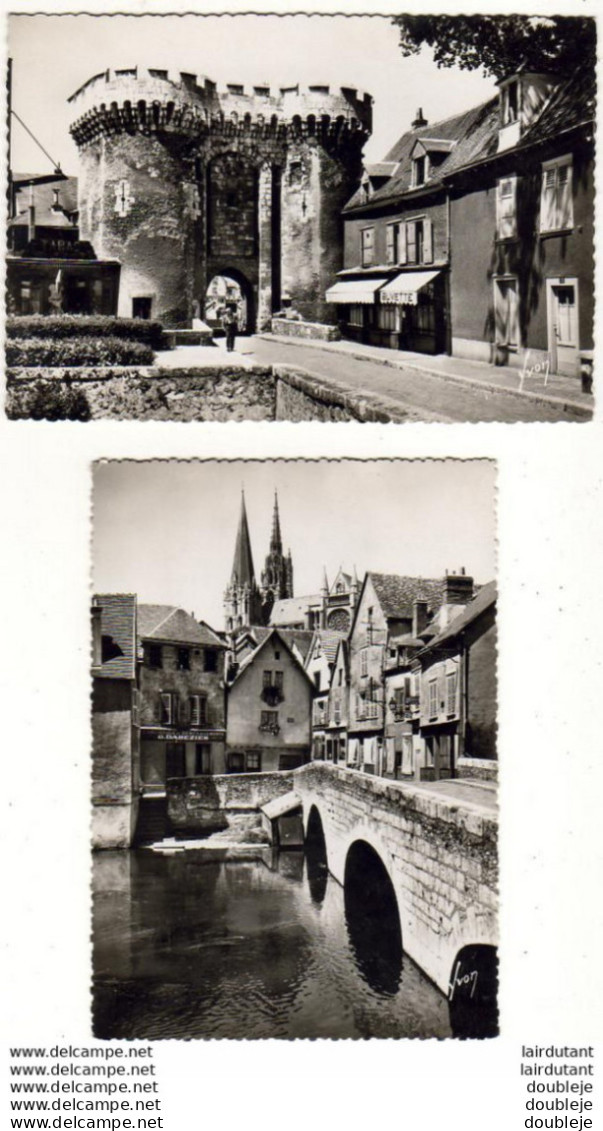 D28  CHARTRES ET SA CATHEDRALE LOT DE 6 CPSM FORMAT 10 X 15 CM - Chartres