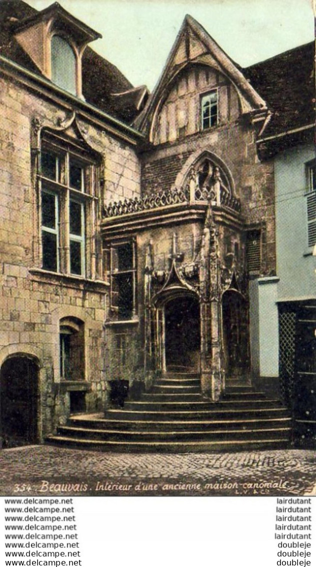 D60  BEAUVAIS  Intérieur D' Une Ancienne Maison Canomale  ..... - Beauvais